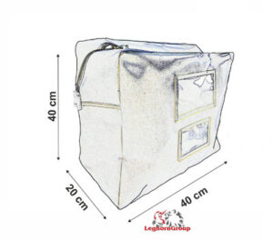 Bolsas de Seguridad Hamburg reutilizables para documentos A3 con apertura superior, bolsillos transparentes, sellos numerados y RFID