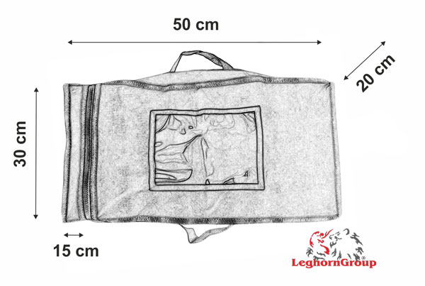 Bolsas de Seguridad Sevilla con apertura lateral para contenedores rectangulares